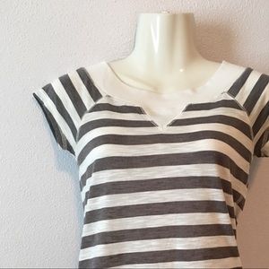 FREE w/$30 purchase - Striped boatneck top